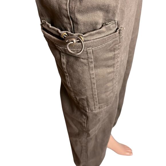 Democracy Ab Solutions Brown Cargo Pants 14 Utility Gorpcore Cabin Core Workwear - Picture 5 of 7
